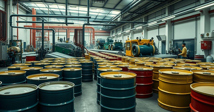 Fábrica Óleo Lubrificante Para Máquinas: Lubrificação De Alta Performance